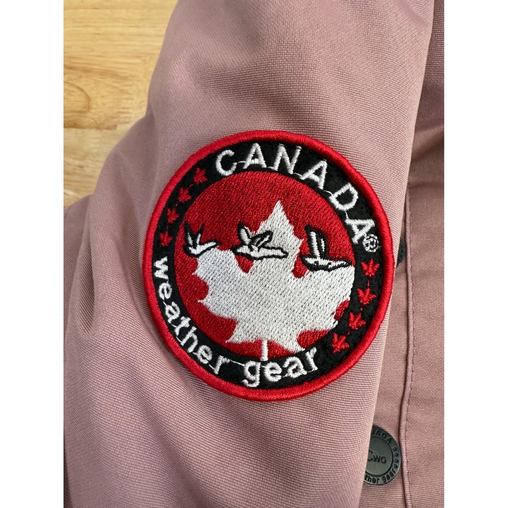 Canada Weather Gear Hooded Parka Jacket Womens Large 14/16 Hooded Winter Warm - Picture 7 of 12